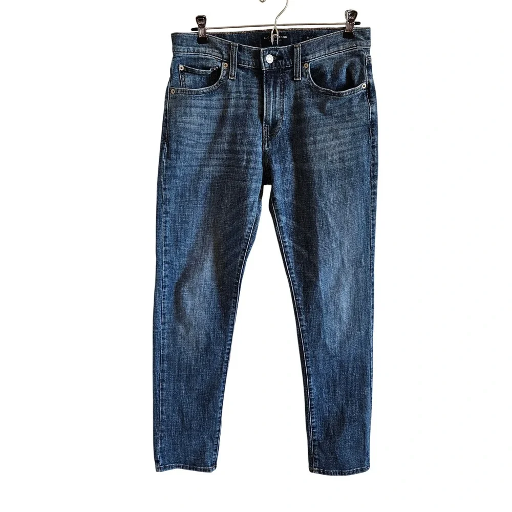 Lucky Brand 221 Straight Leg Mens Jeans 30x32 Medium Wash Blue Denim